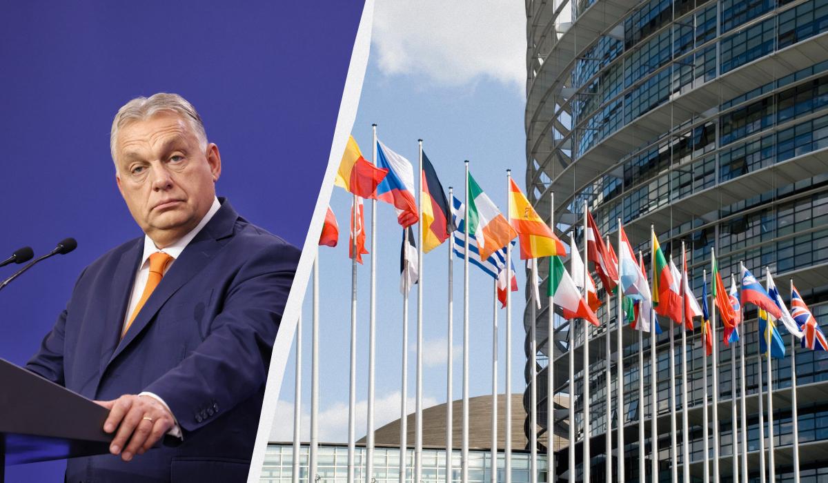 прем'єр-міністр Угорщини Віктор Орбан / колаж УНІАН, фото European Union, ua.depositphotos.com прем'єр-міністр Угорщини Віктор Орбан / колаж УНІАН, фото European Union, ua.depositphotos.com