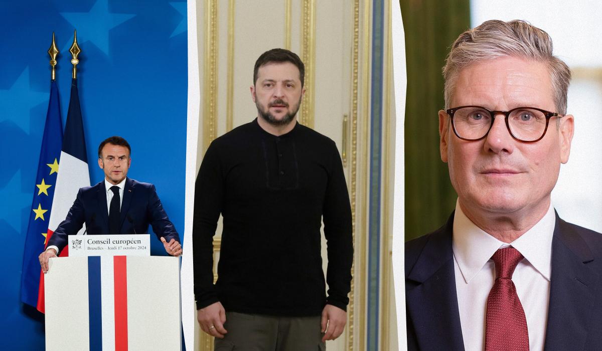Ранее о визите Макрона, Зеленского и Стармера в США сообщали СМИ / коллаж УНИАН, фото European Union, УНИАН, Википедия Ранее о визите Макрона, Зеленского и Стармера в США сообщали СМИ / коллаж УНИАН, фото European Union, УНИАН, Википедия