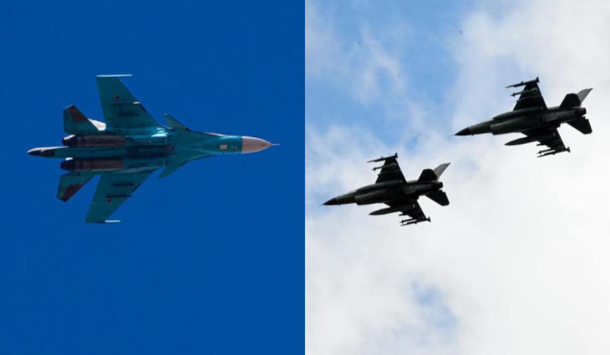 Українські пілоти на F-16 стають сміливішими, зазначив аналітик / колаж УНІАН, фото Міноборони РФ, ОПУ Українські пілоти на F-16 стають сміливішими, зазначив аналітик / колаж УНІАН, фото Міноборони РФ, ОПУ