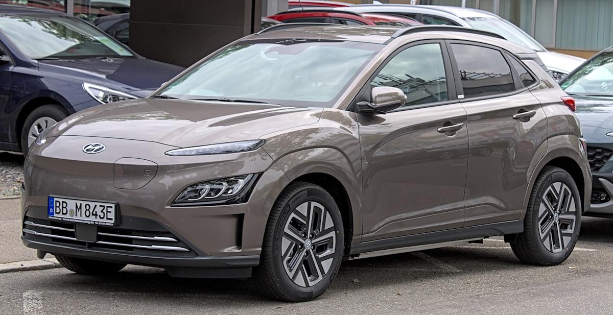 Hyundai Kona Electric первого поколения / фото wikipedia.org Hyundai Kona Electric первого поколения / фото wikipedia.org