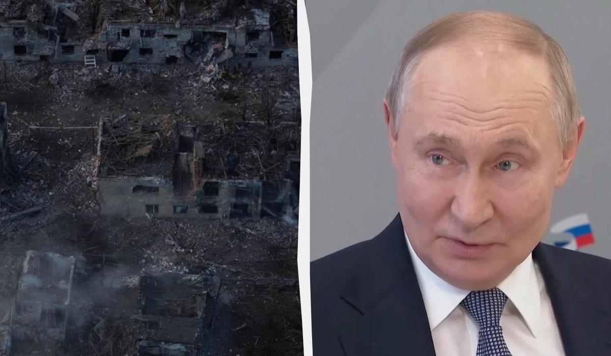 Путін продовжує руйнувати Україну / Колаж УНІАН / фото 93 ОМБр Холодний Яр, Скриншот