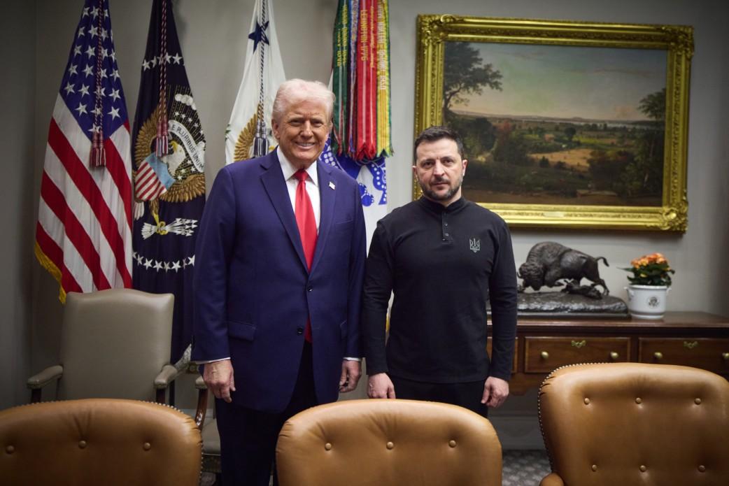 Зеленский и Трамп обсудили ситуацию в Курске и договорились о тесном обмене информацией / фото ОП Зеленский и Трамп обсудили ситуацию в Курске и договорились о тесном обмене информацией / фото ОП
