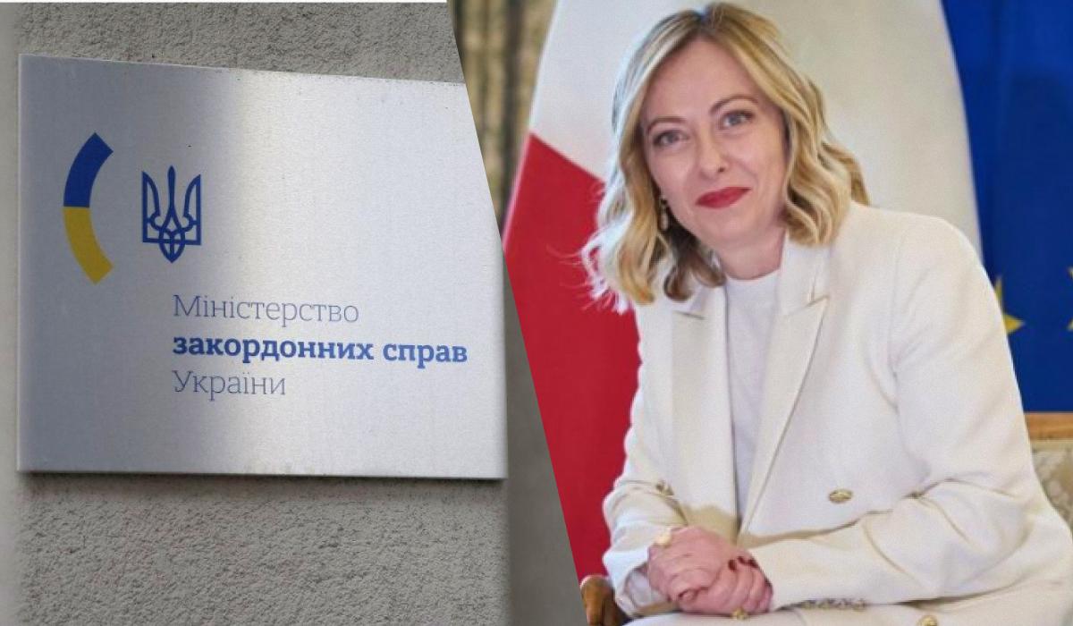 МЗС України прагне з'ясувати конкретику пропозиції прем'єрки Італії Мелоні / Колаж УНІАН, фото УНІАН, Офісу президента МЗС України прагне з'ясувати конкретику пропозиції прем'єрки Італії Мелоні / Колаж УНІАН, фото УНІАН, Офісу президента