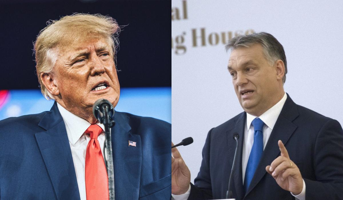 президент США і прем'єр-міністр Угорщини / колаж УНІАН, фото ua.depositphotos.com, УНІАН