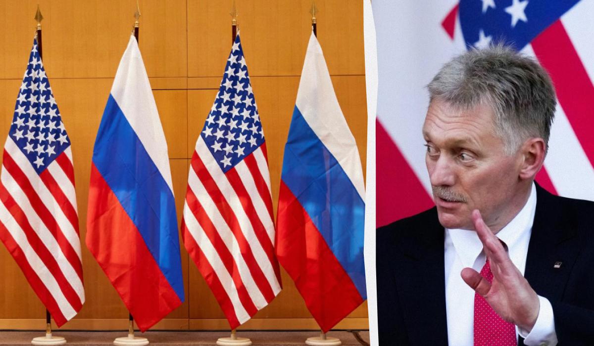 Пєсков заявив, що переговори між РФ і США йдуть добре / Колаж УНІАН, фото REUTERS Пєсков заявив, що переговори між РФ і США йдуть добре / Колаж УНІАН, фото REUTERS