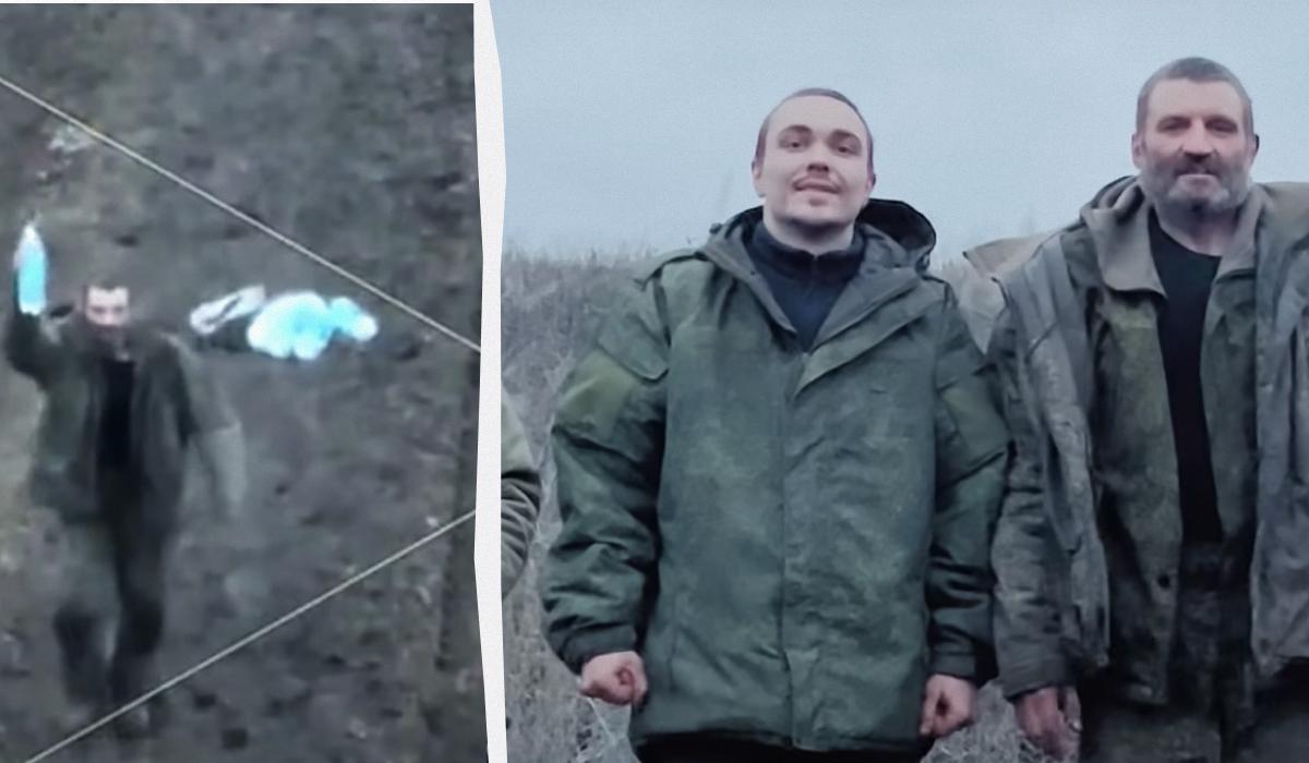 Окупанти кажуть, що для російського командування вони просто "м'ясо" / колаж УНІАН, скриншоти Окупанти кажуть, що для російського командування вони просто "м'ясо" / колаж УНІАН, скриншоти