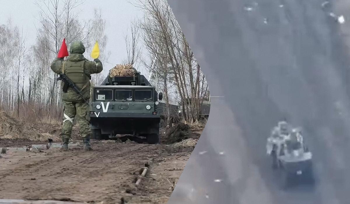 На відео можна побачити, як росіяни намагаються просунутися в Сумській області / колаж УНІАН, фото Вікіпедія, скриншот На відео можна побачити, як росіяни намагаються просунутися в Сумській області / колаж УНІАН, фото Вікіпедія, скриншот