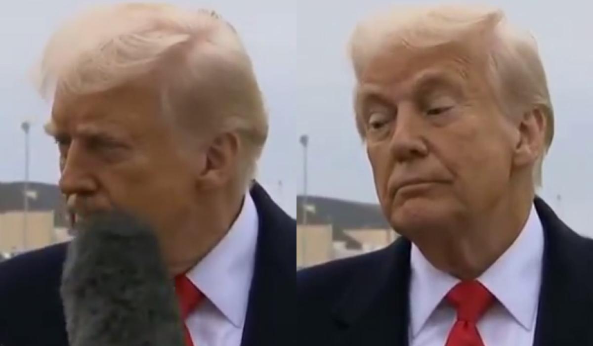 Із Трампом стався курйозний інцидент / колаж УНІАН, скріншоти Із Трампом стався курйозний інцидент / колаж УНІАН, скріншоти