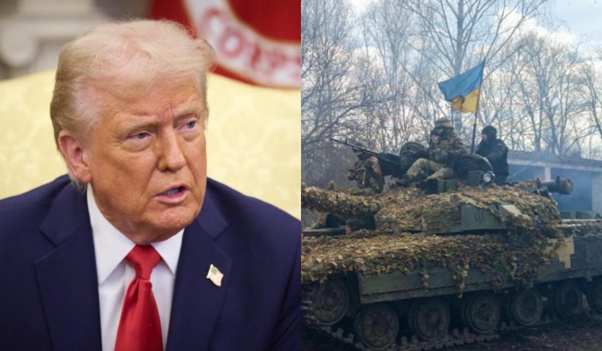 Трамп заявляє про оточення ЗСУ в Курській області / колаж УНІАН, фото ОПУ, 118 бригада Трамп заявляє про оточення ЗСУ в Курській області / колаж УНІАН, фото ОПУ, 118 бригада