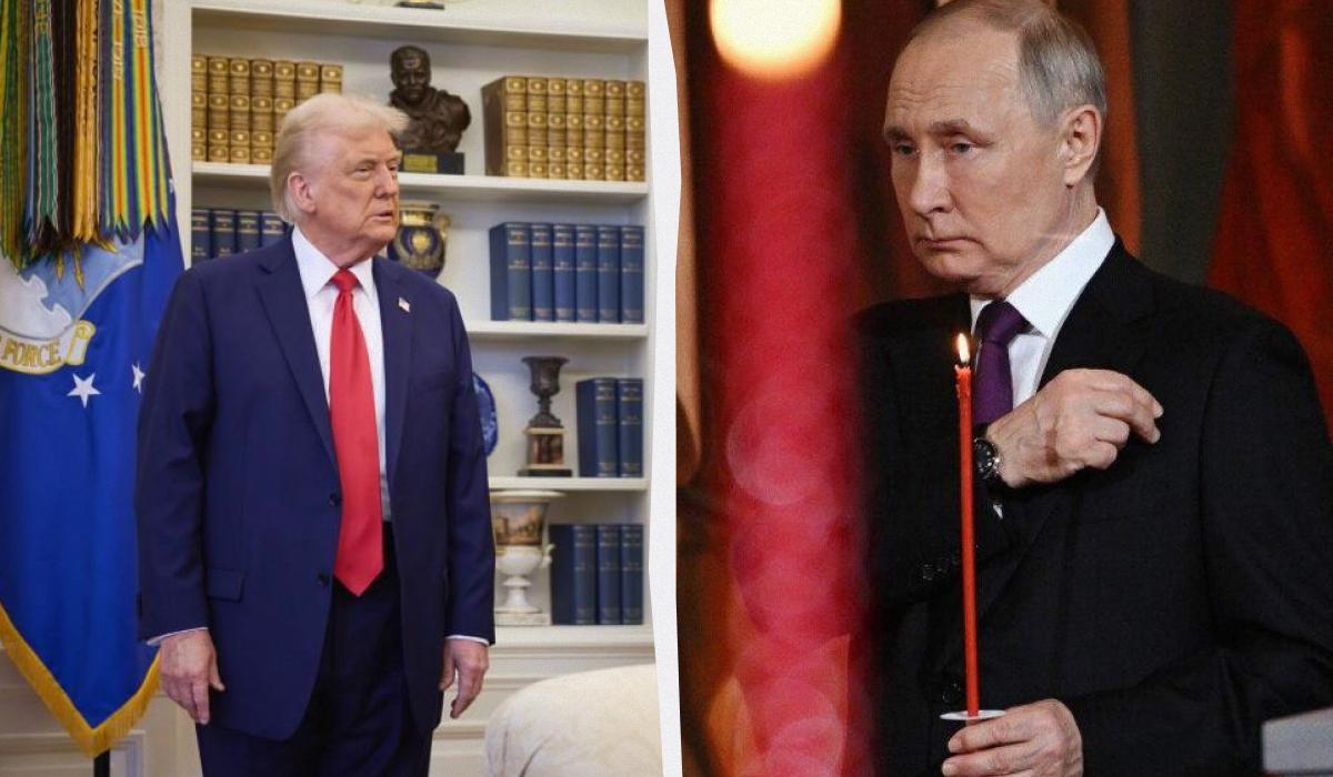 Путін "розуміє" Трампа / колаж УНІАН, фото ОП, Telegram/@rian_ru Путін "розуміє" Трампа / колаж УНІАН, фото ОП, Telegram/@rian_ru