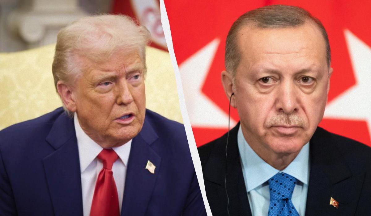 Ердоган готується до зустрічі з Трампом / колаж УНІАН Ердоган готується до зустрічі з Трампом / колаж УНІАН