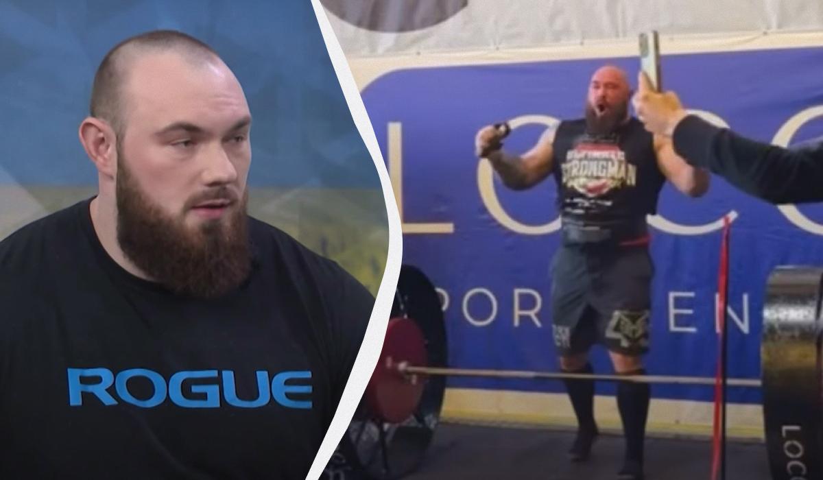 Олексій Новіков потягнув 550 кг / колаж УНІАН, скриншоти