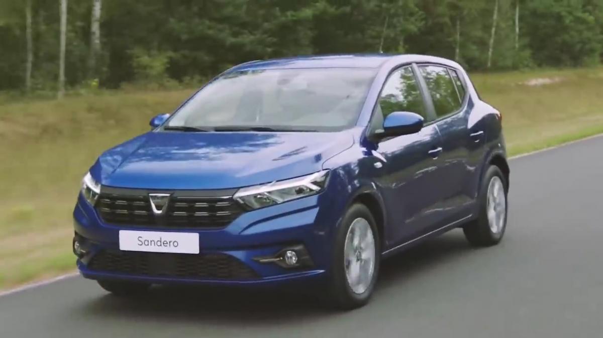 Dacia Sandero стала самым популярным авто Европы / скриншот Dacia Sandero стала самым популярным авто Европы / скриншот