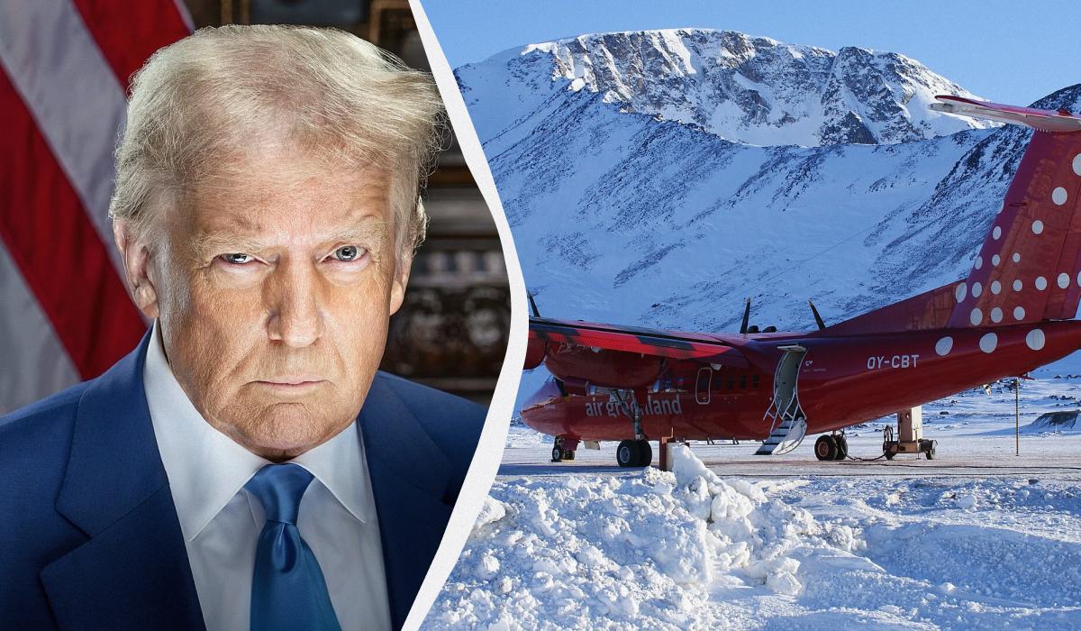 В администрации Трампа проводят подсчеты относительно Гренландии / коллаж УНИАН, фото Википедия