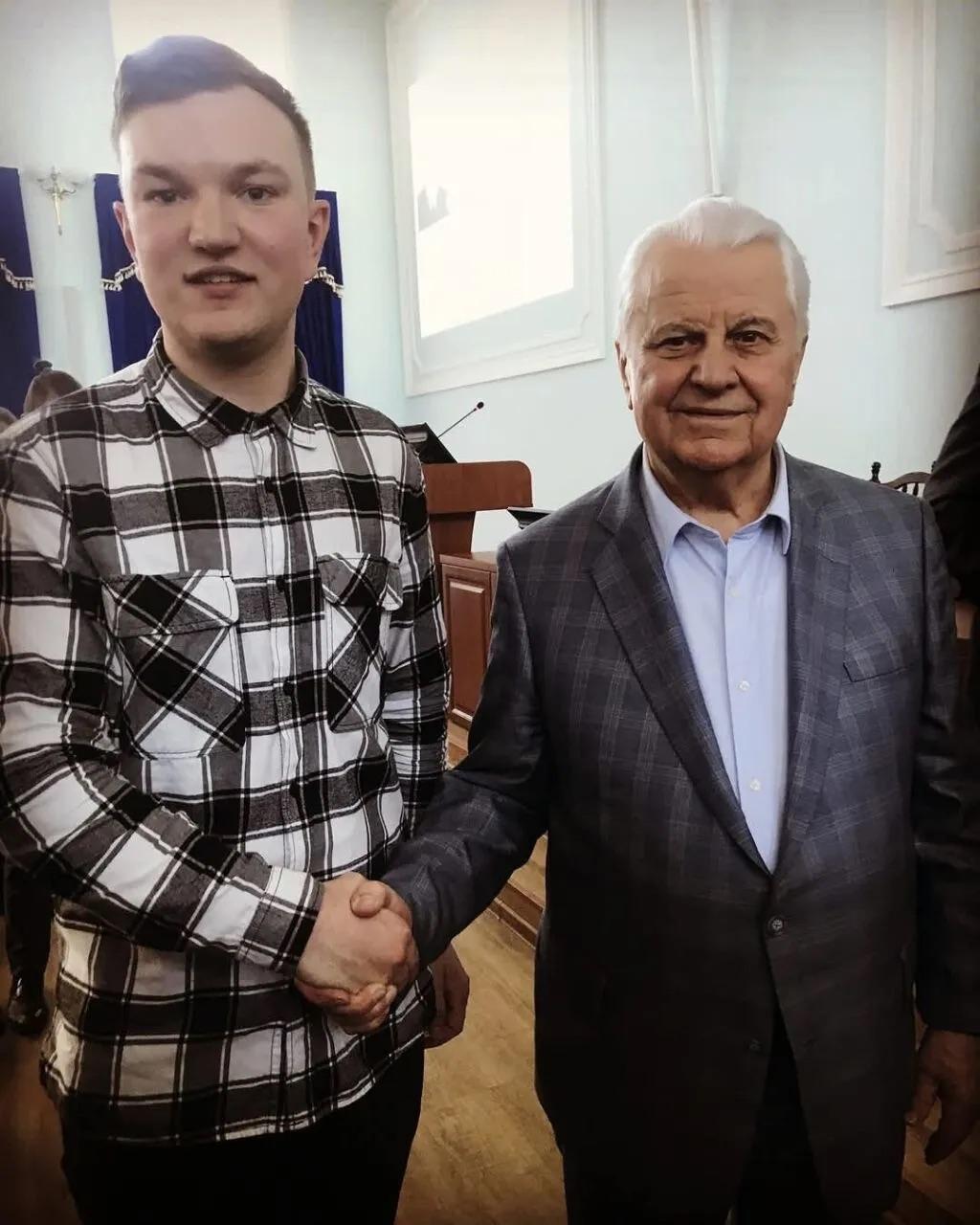 Микола Кучерявий та Леонід Кравчук / скріншот Facebook Микола Кучерявий та Леонід Кравчук / скріншот Facebook