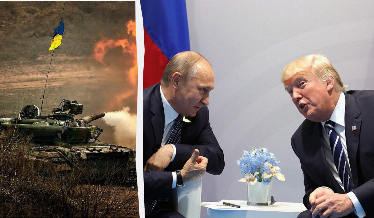 Путін хоче показати Трампу, що він докладає зусиль / колаж УНІАН, фото Вікіпедія