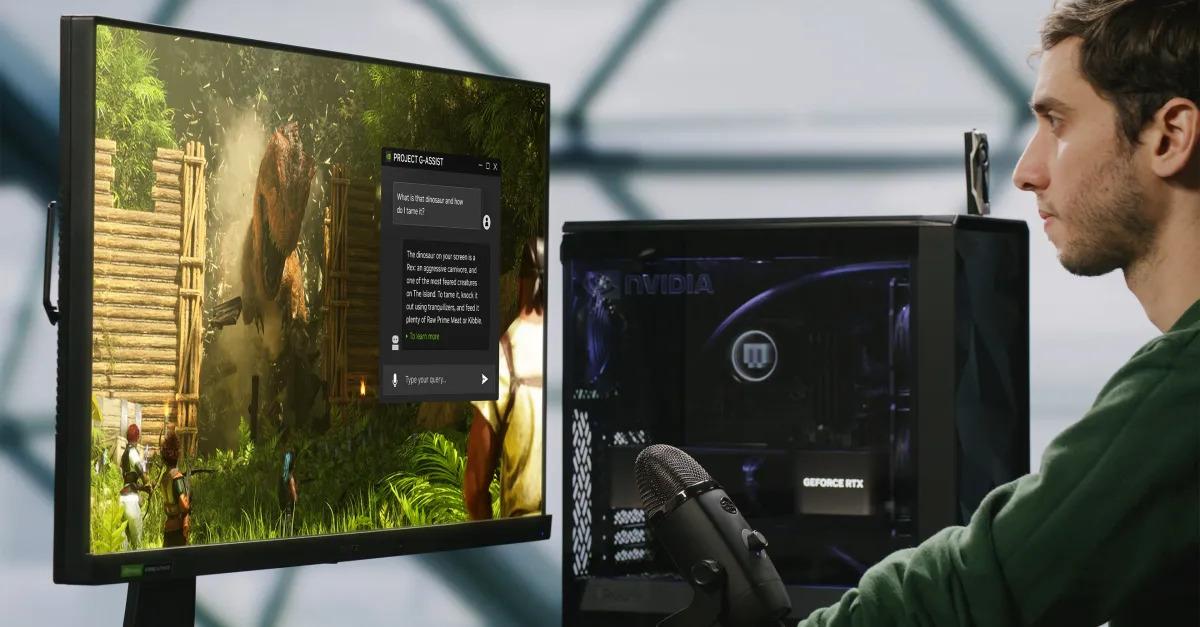 NVIDIA выпустила ИИ-помощника G-Assist для владельцев GeForce RTX / фото Nvidia