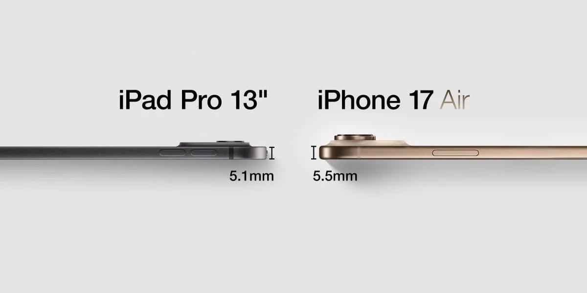 iPhone 17 Air порівняли з iPhone 17 Pro 'наживо' – різниця в товщині разюча iPhone 17 Air порівняли з iPhone 17 Pro 'наживо' – різниця в товщині разюча