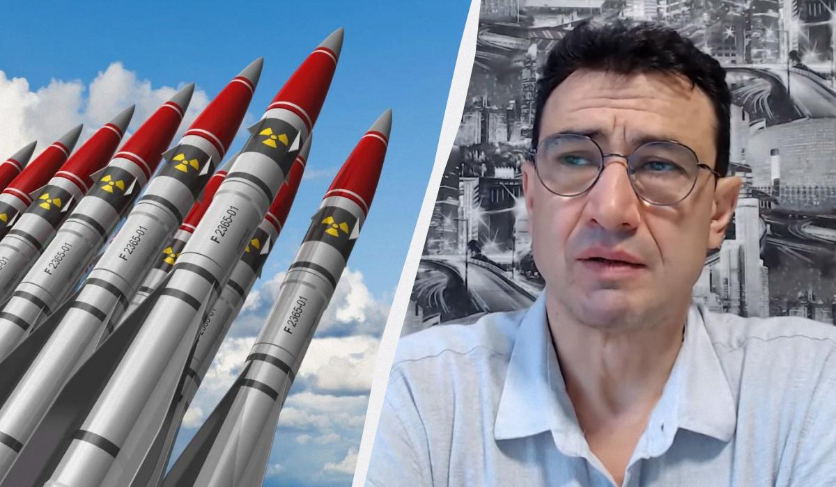 Ядерна зброя стає ключовим фактором геополітики, вважає Олексій Їжак / колаж УНІАН, фото ua.depositphotos.com, кадр з ввідео Ядерна зброя стає ключовим фактором геополітики, вважає Олексій Їжак / колаж УНІАН, фото ua.depositphotos.com, кадр з ввідео