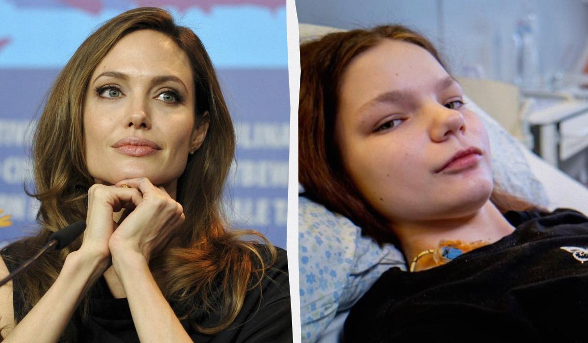 Анжеліна Джолі передала дівчинці записку, в якій залишила слова підтримки для неї / колаж УНІАН, фото Getty Images, скріншот Facebook Анжеліна Джолі передала дівчинці записку, в якій залишила слова підтримки для неї / колаж УНІАН, фото Getty Images, скріншот Facebook