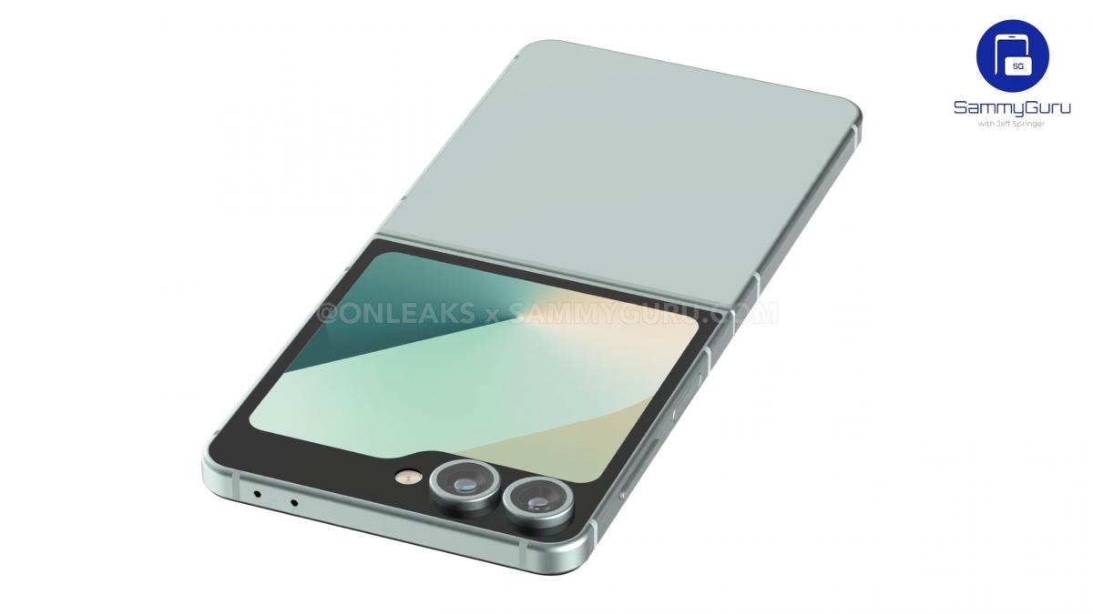 Galaxy Z Flip FE / фото OnLeaks Galaxy Z Flip FE / фото OnLeaks