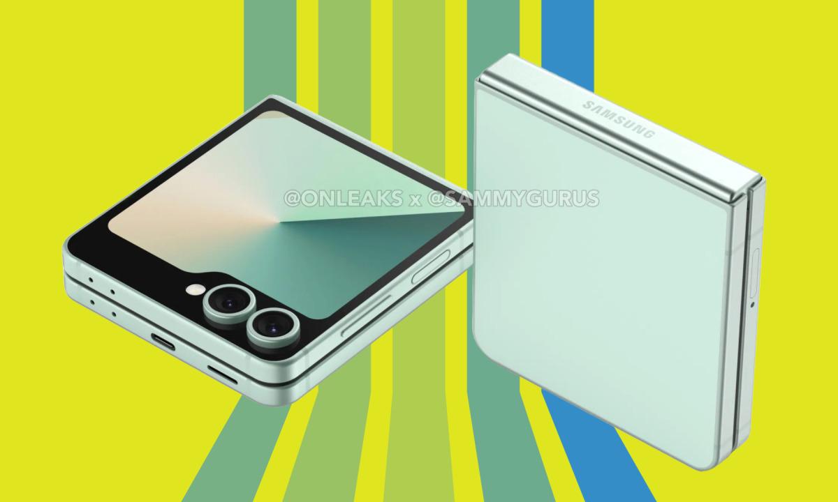 Більш доступний Galaxy Z Flip FE буде зовні нагадувати Galaxy Z Flip 6 / фото OnLeaks Більш доступний Galaxy Z Flip FE буде зовні нагадувати Galaxy Z Flip 6 / фото OnLeaks