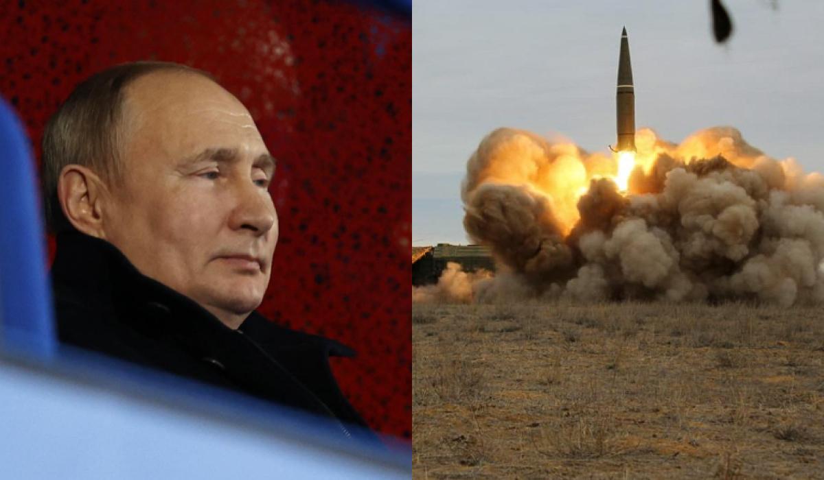 Путин готовится воевать с НАТО / коллаж УНИАН, фото REETERS, Минобороны РФ Путин готовится воевать с НАТО / коллаж УНИАН, фото REETERS, Минобороны РФ