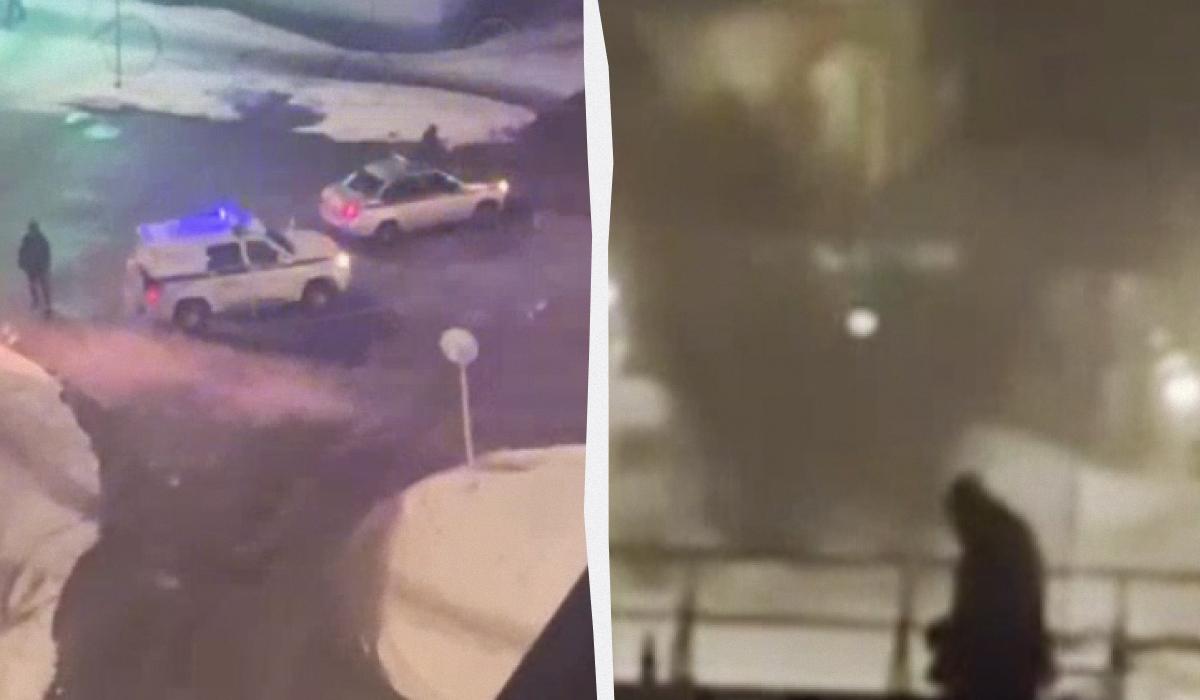 Стрелок попал на видео / Коллаж УНИАН / Скриншоты Стрелок попал на видео / Коллаж УНИАН / Скриншоты