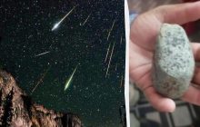 Сразу два метеорита упали в Индии: один пробил крышу, другой упал в поле (фото)