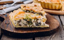 Грибной киш от Мэри Берри: рецепт "с изюминкой" для вкусного и быстрого ужина