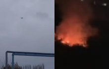Россию атаковали десятки дронов, горят объекты в нескольких областях (видео)
