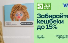 "ПриватБанк" у свій 33-й день народження віддячує клієнтам подарунками: кешбеки до 15% з картками Visa і акції для бізнесу