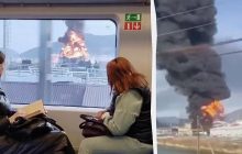 "Ми прибуваємо на станцію Туапсе": росіяни діляться апокаліптичними кадрами з НПЗ (відео)