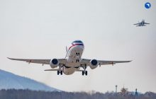 Провальный "Суперджет" теперь летает с новыми российскими двигателями (видео)