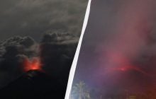 В Індонезії потужно вивергається вулкан: скасовано рейси, оголошено евакуацію (фото)