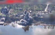 Повітряні сили рознесли роту забезпечення окупантів на окупованій Херсонщині (відео)