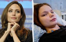 Анджелина Джоли поддержала 14-летнюю украинку, пострадавшую во время обстрела РФ (фото)