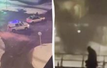 У Мурманську чоловік відкрив вогонь із даху багатоповерхівки (відео)