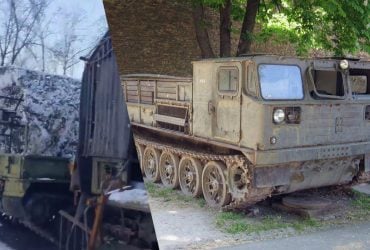 Радянський раритет: окупанти використовують на війні модернізовані тягачі АТС-59Г