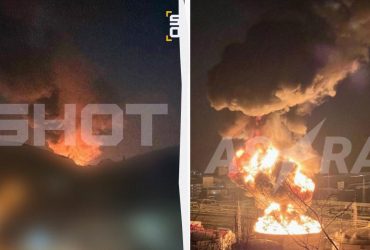 У Росії після атаки дронів потужно палає Туапсинський НПЗ (фото)