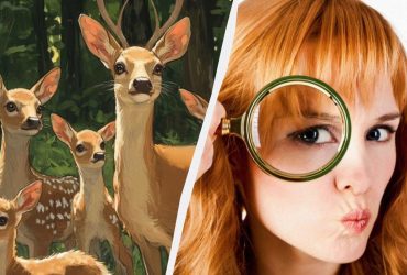 Все видят оленей, а надо найти хитрую козу за 6 секунд: интересная оптическая иллюзия