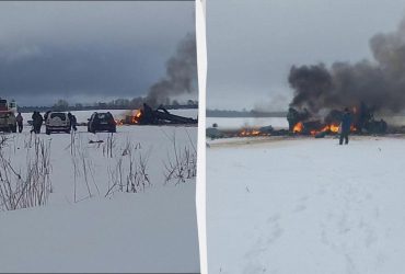 В России разбился боевой вертолет Ми-28 (видео)