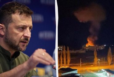 Зеленский обратился к миру на фоне дроновой атаки на Украину