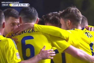 Сборная Украины одержала волевую победу в первом матче плей-офф Лиги наций