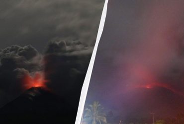 В Індонезії потужно вивергається вулкан: скасовано рейси, оголошено евакуацію (фото)