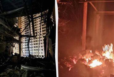 После ночного налета БПЛА в двух областях Украины есть разрушения (фото)