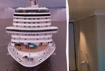 Капитан роскошного лайнера Queen Anne напугал пассажиров экстренным обращением (видео)