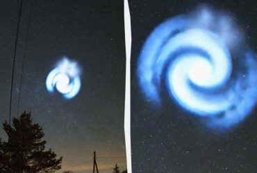 Таємничу блакитну спіраль бачили в небі над Європою від Британії до України, - ЗМІ
