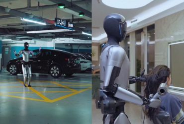 У Китаї створили роботів зі ШІ, які допомагають з укладанням волосся і паркуванням (відео)