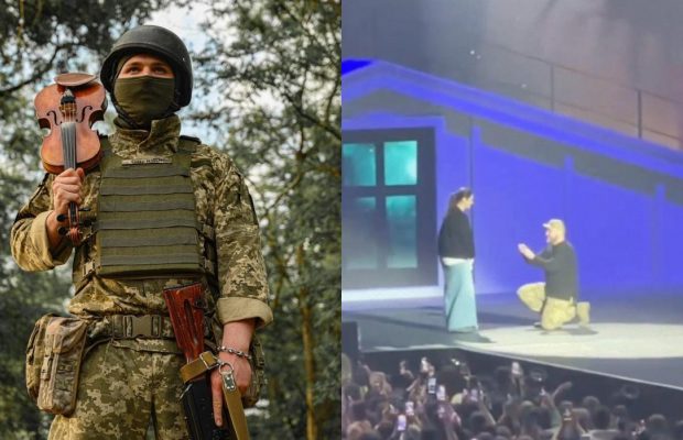 Скрипаль-військовий Moisei освідчився дівчині просто на концерті Kola (відео)